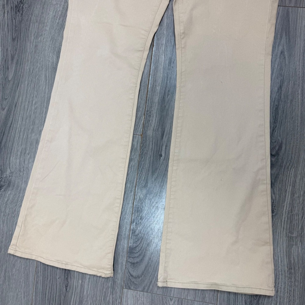 American Eagle Artist Low Rise Khaki Pants Women's 6R Stretch Beige Chino - Picture 11 of 16